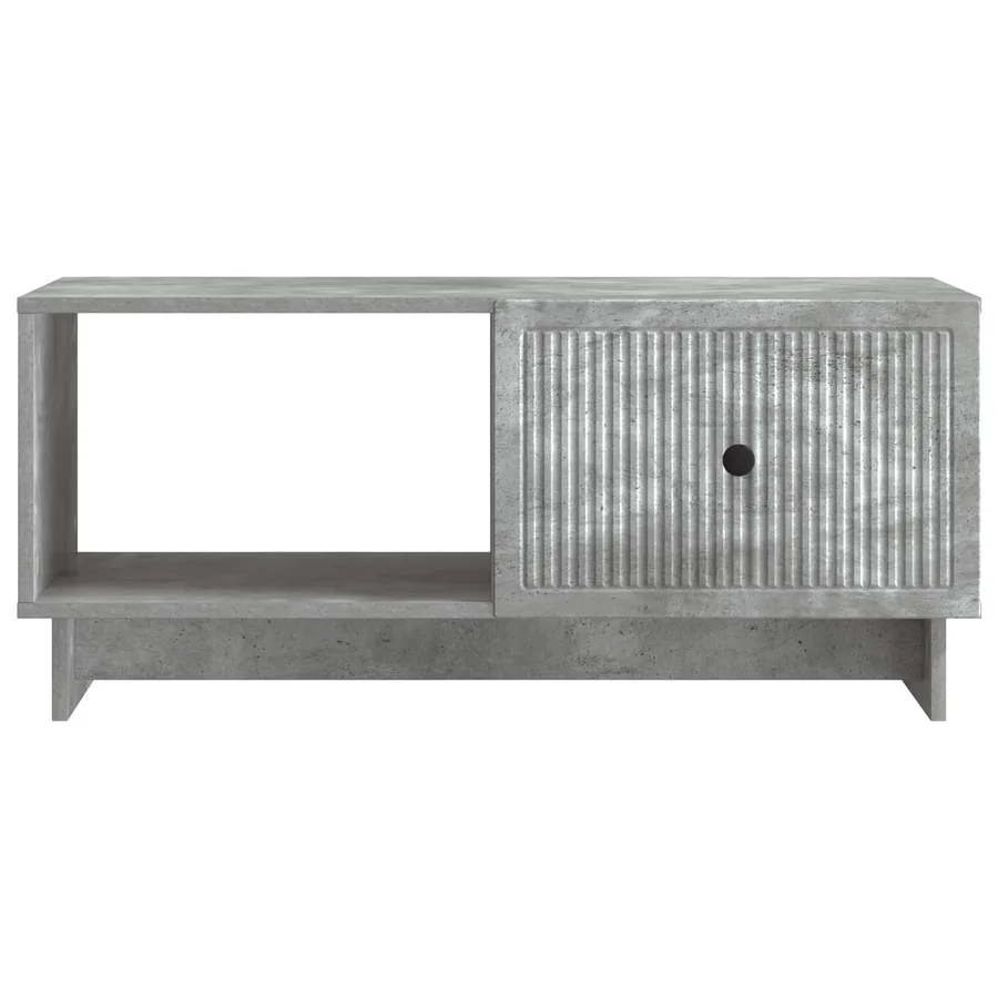 Table basse Gris béton 90 x 50 x 40 cm Bois d'ingénierie - 5