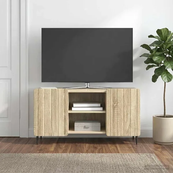 Meuble TV Chêne Sonoma 102 x 34,5 x 52 cm Bois d'ingénierie