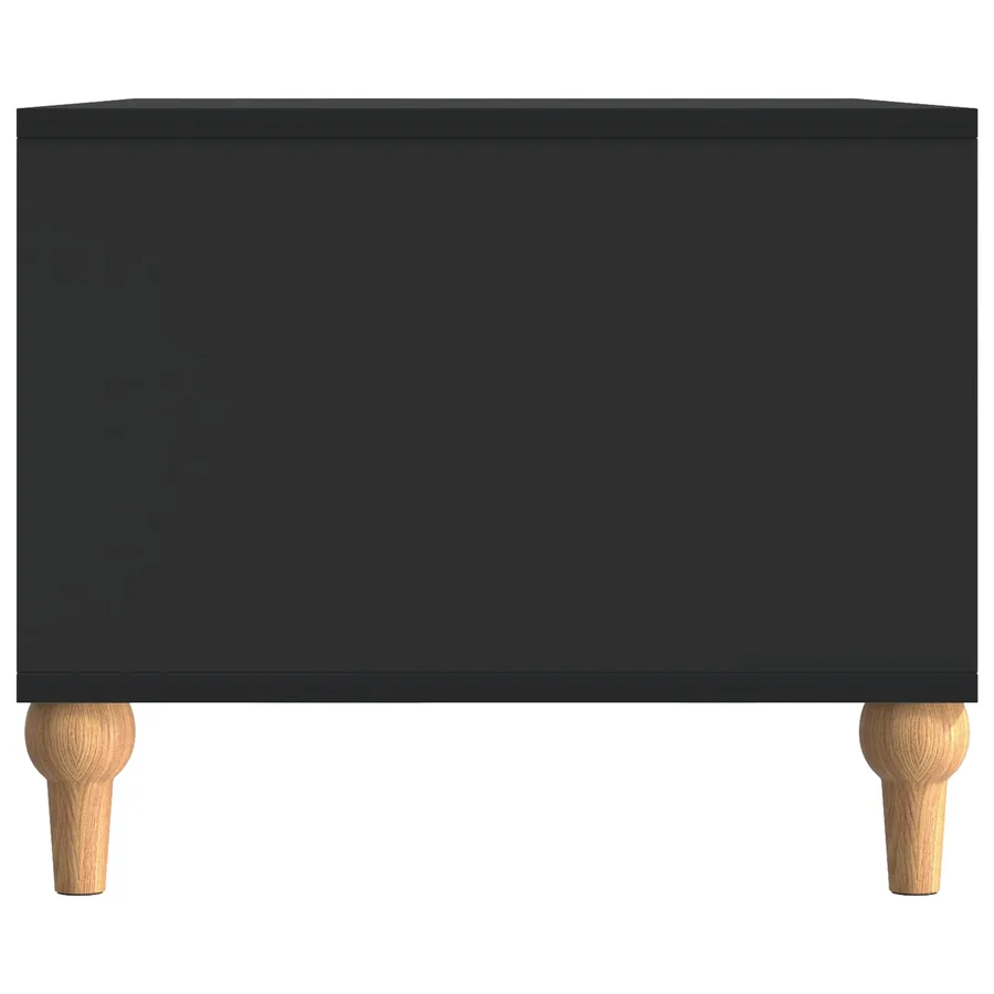 Table basse Noir 90 x 50 x 40 cm Bois d'ingénierie - 6