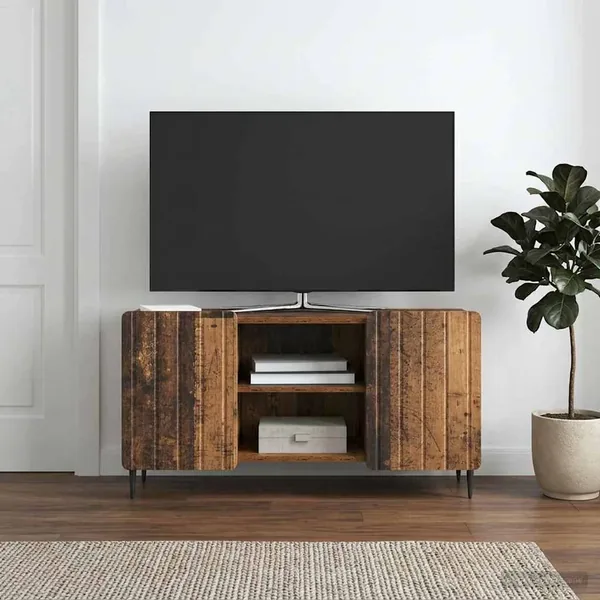 Meuble TV Bois ancien 102 x 34,5 x 52 cm Bois d'ingénierie