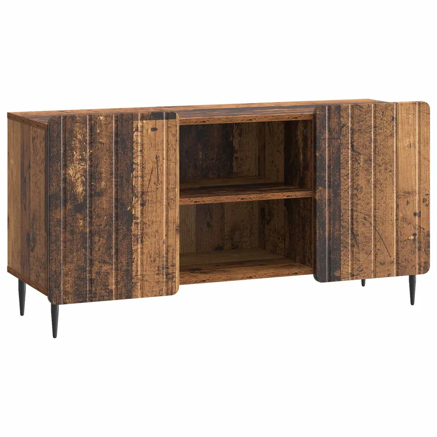 Meuble TV Bois ancien 102 x 34,5 x 52 cm Bois d'ingénierie - 2