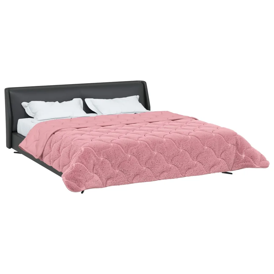 Duvet d'été simple Matelassé Rose 220 x 260 cm - 3