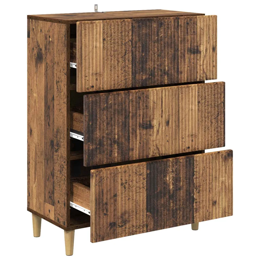 Armoire à tiroirs Bois ancien 66 x 34,5 x 90 cm - 5