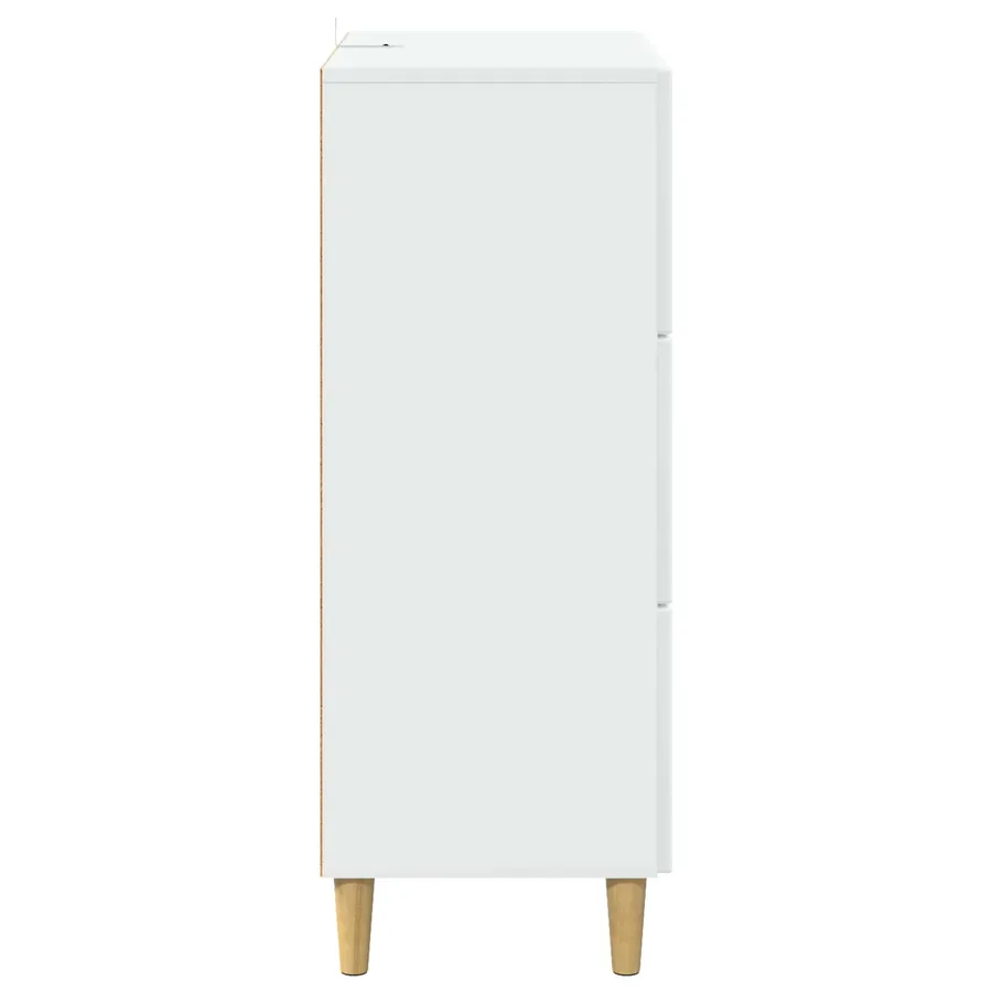 Armoire à tiroirs Blanc 66 x 34,5 x 90 cm Bois d'ingénierie - 7
