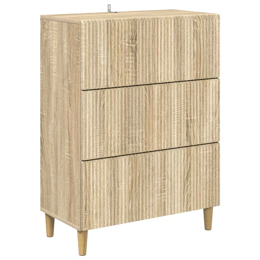 Armoire à tiroirs Chêne Sonoma 66 x 34,5 x 90 cm - 2