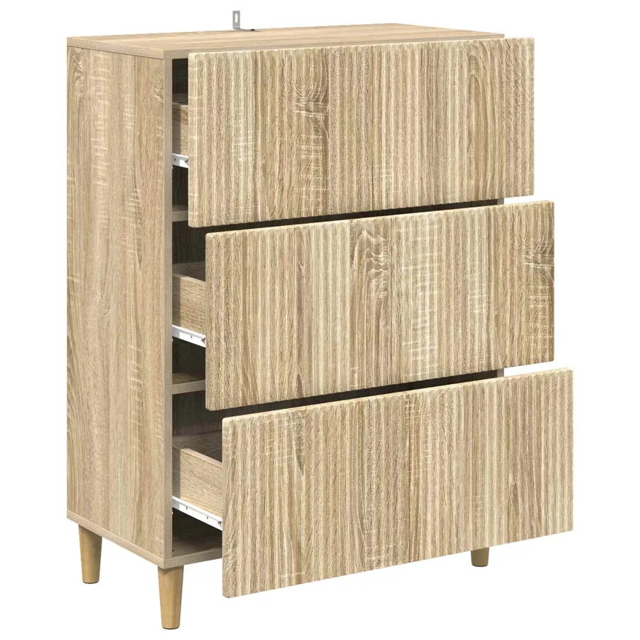 Armoire à tiroirs Chêne Sonoma 66 x 34,5 x 90 cm - 5