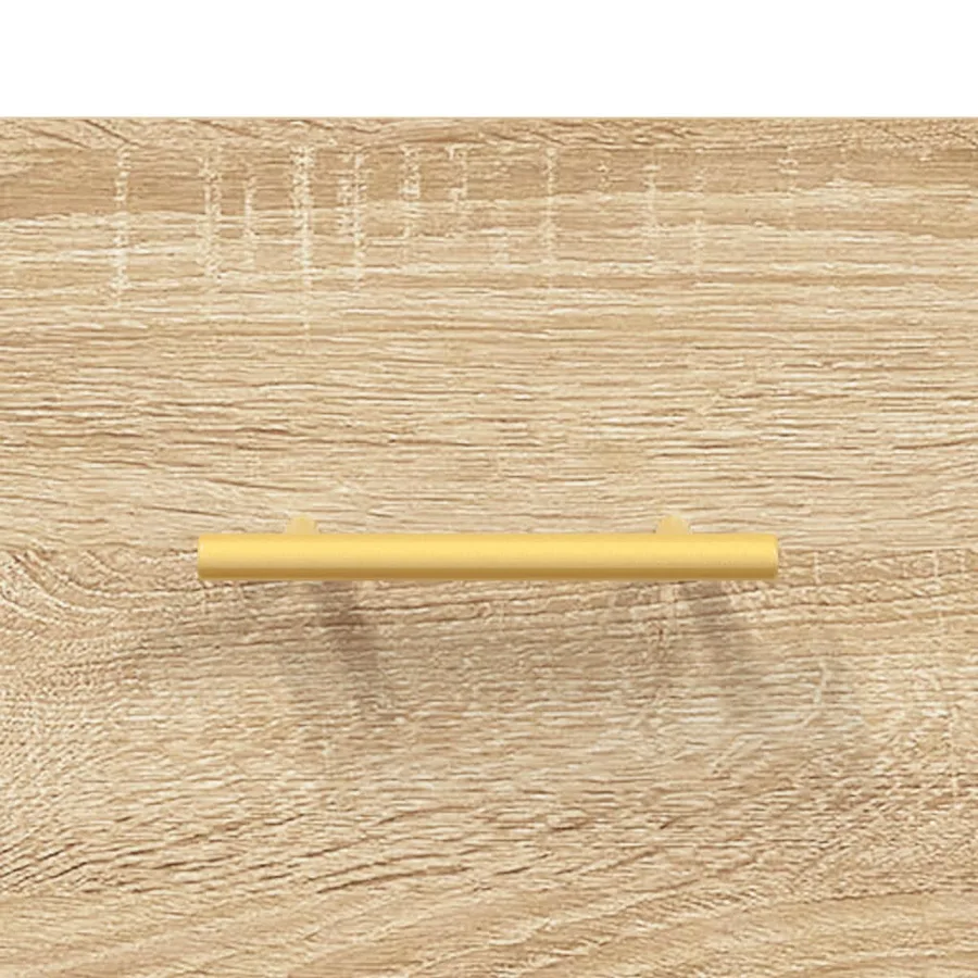Buffet haut chêne sonoma 69,5x31x115 cm bois d'ingénierie - 10