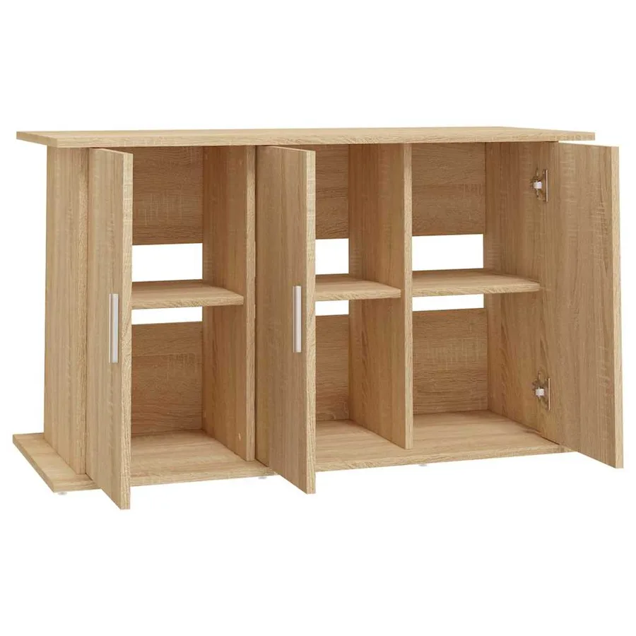 Support d'aquarium chêne sonoma 101x41x58 cm bois d'ingénierie - 6