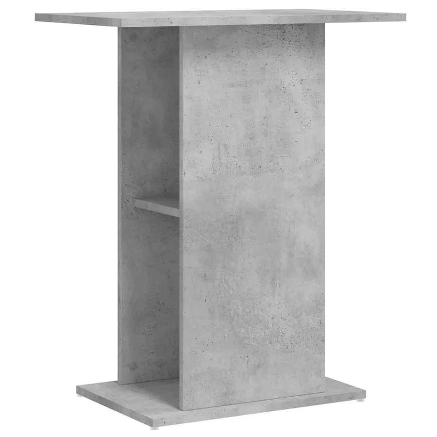 Support d'aquarium en béton gris 60,5 x 36 x 72,5 cm Bois d'ingénierie - 2