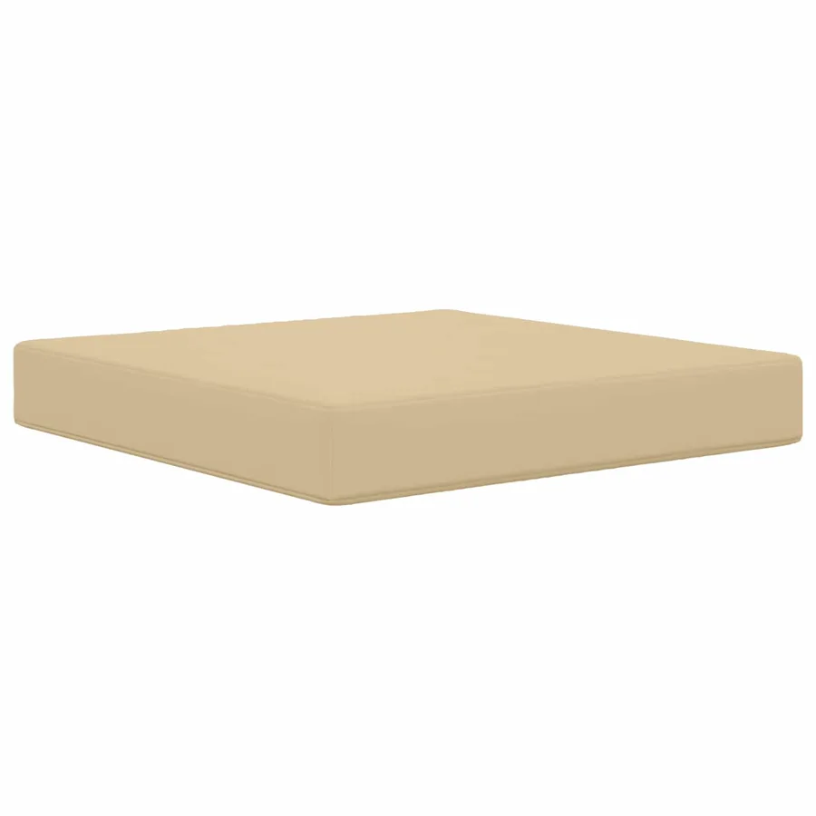 Coussin de canapé d'extérieur 2 pcs Beige Polyester - 4