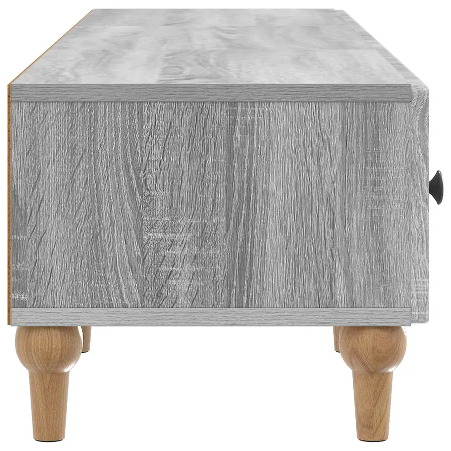 Meuble TV Sonoma gris 147 x 34,5 x 30 cm Bois d'ingénierie - 7