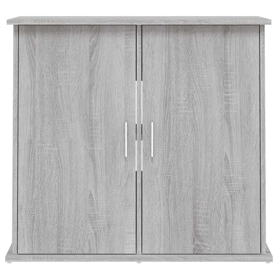 Support pour aquarium sonoma gris 81x36x73 cm bois d'ingénierie - 5