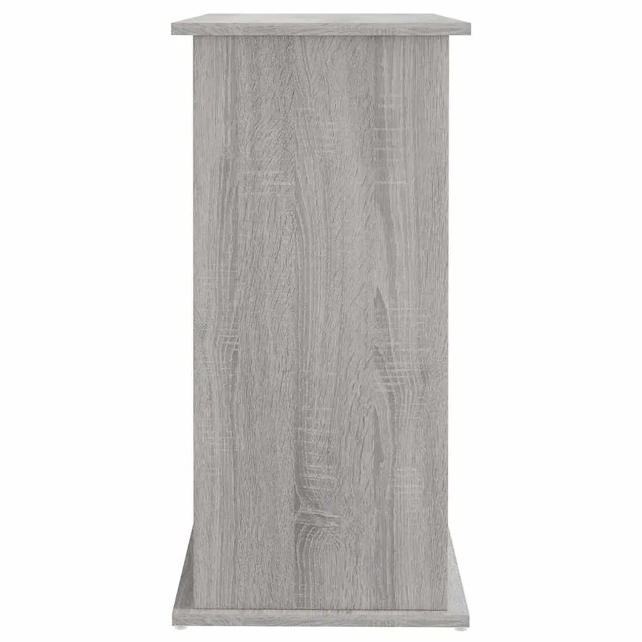 Support pour aquarium sonoma gris 81x36x73 cm bois d'ingénierie - 7