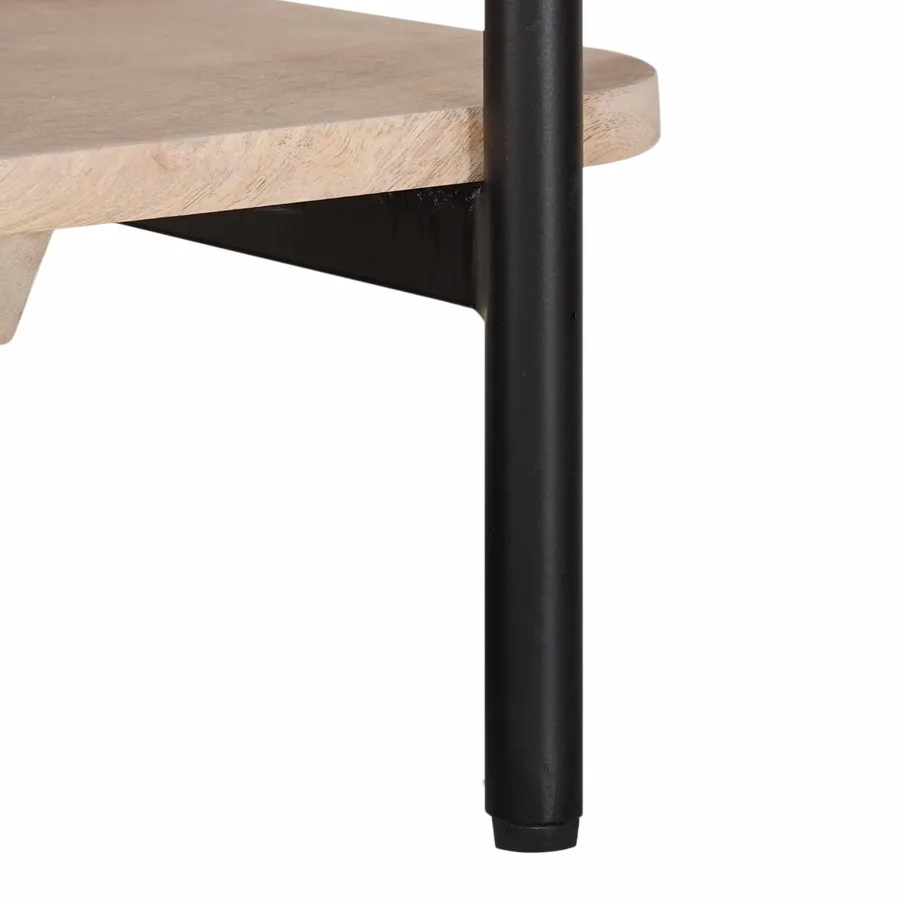 Table basse faite main Blanc 85 x 45 x 50 cm - 10