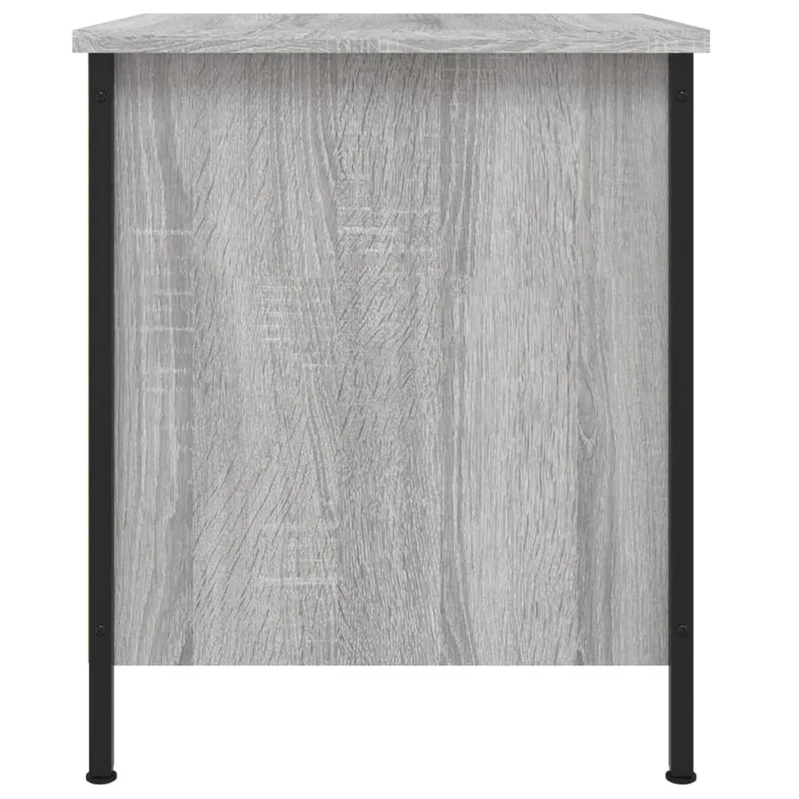 Table de chevet sonoma gris 40x42x50 cm bois d'ingénierie - 7