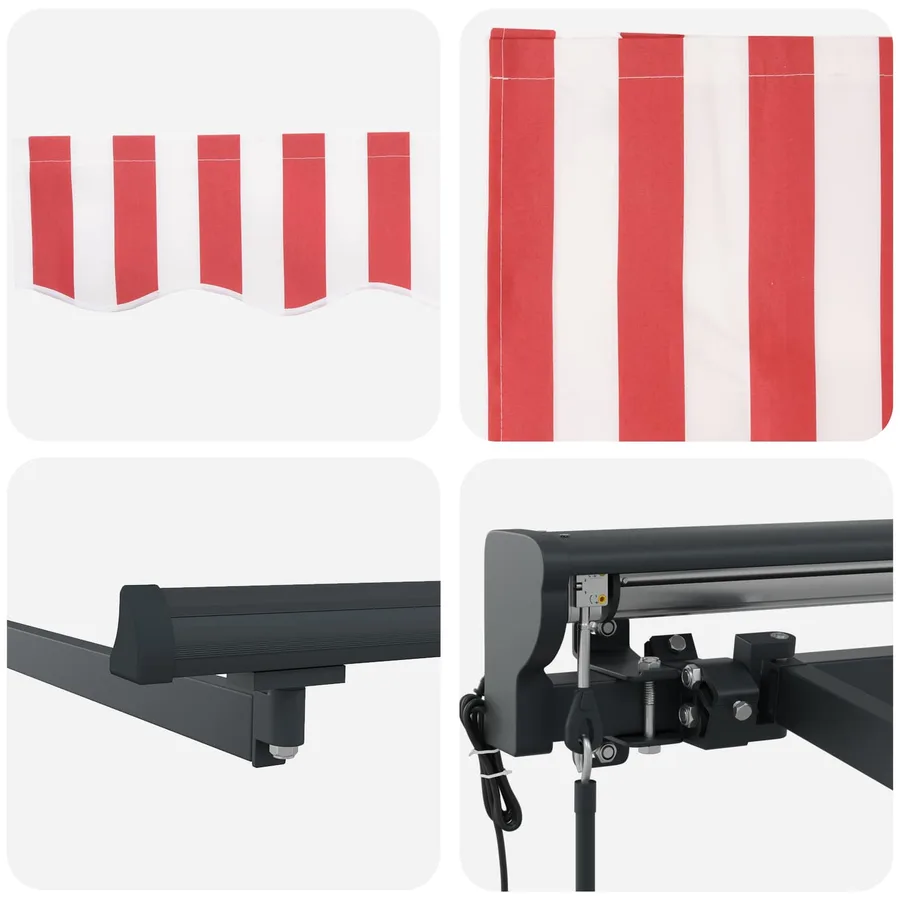 Auvent rétractable électrique 3 x 2,5 m - 7