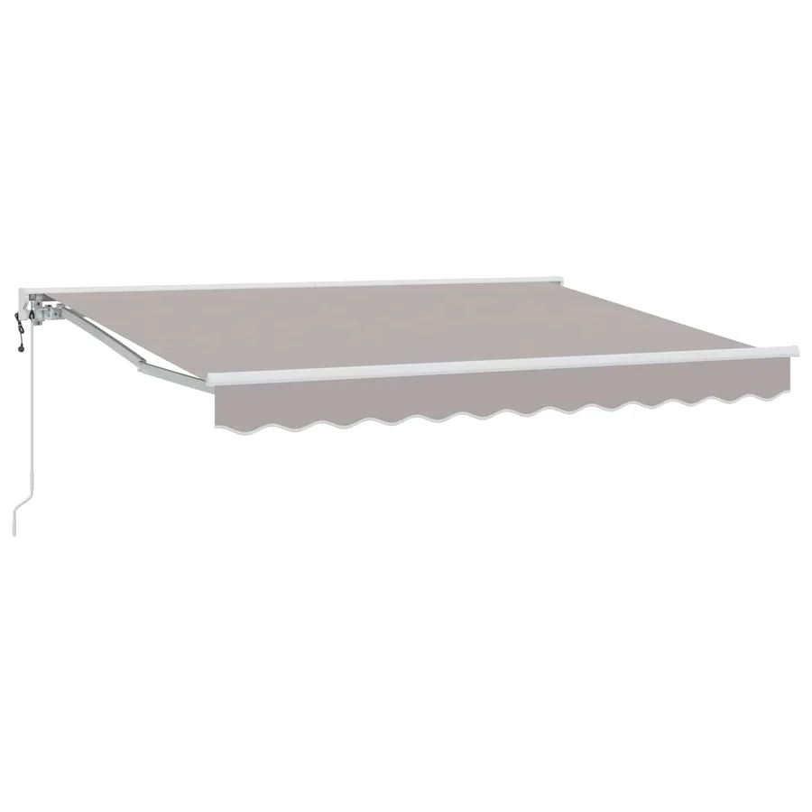 Auvent rétractable électrique Gris clair 3 x 2,5 m - 2