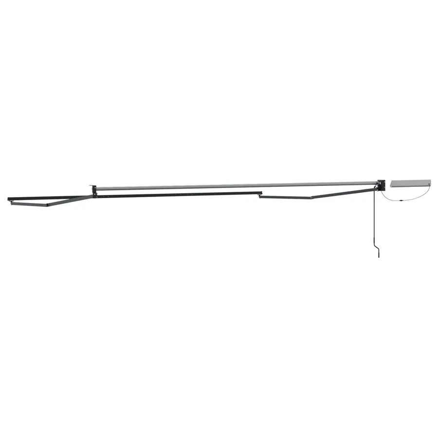Cadre de store rétractable électrique Anthracite 5 x 3 m Acier - 5