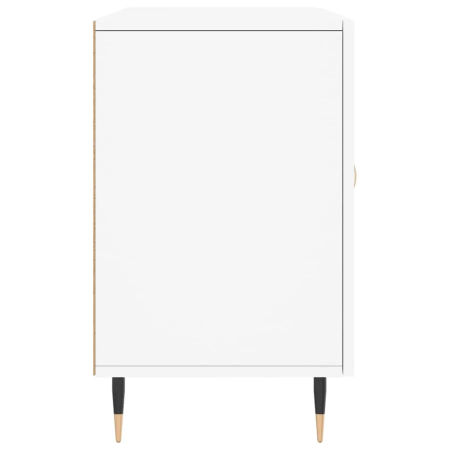 Buffet blanc 100x36x60 cm bois d'ingénierie - 7