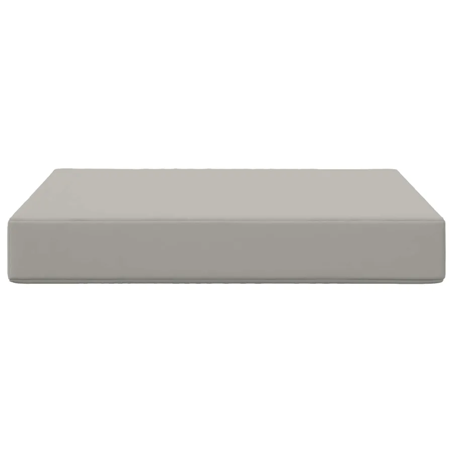 Coussin de canapé d'extérieur Gris 60 x 60 x 8 cm Polyester - 4
