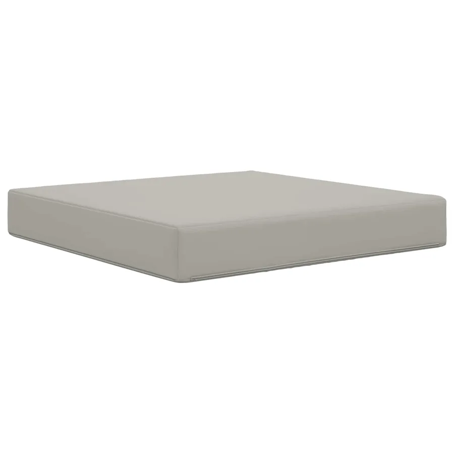 Coussin de canapé d'extérieur Gris 60 x 60 x 8 cm Polyester - 5