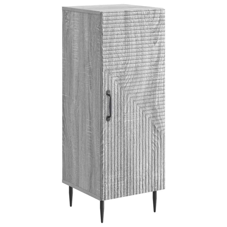 Buffet Sonoma gris 33 x 34,5 x 89,5 cm Bois d'ingénierie - 2