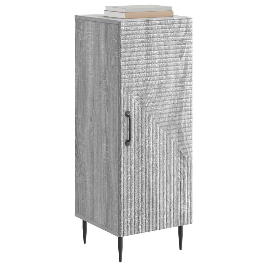 Buffet Sonoma gris 33 x 34,5 x 89,5 cm Bois d'ingénierie - 3