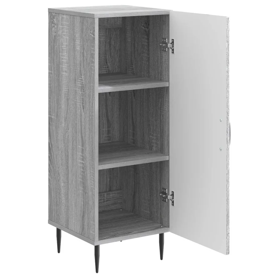 Buffet Sonoma gris 33 x 34,5 x 89,5 cm Bois d'ingénierie - 5