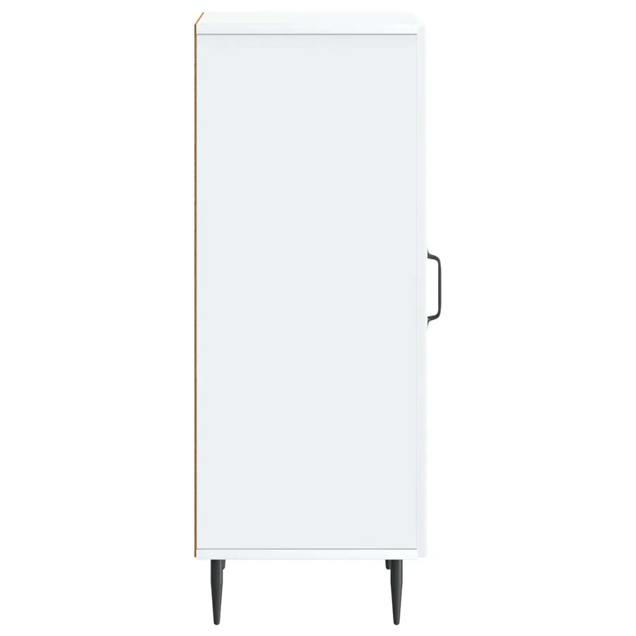 Buffet Blanc 33 x 34,5 x 89,5 cm Bois d'ingénierie - 7
