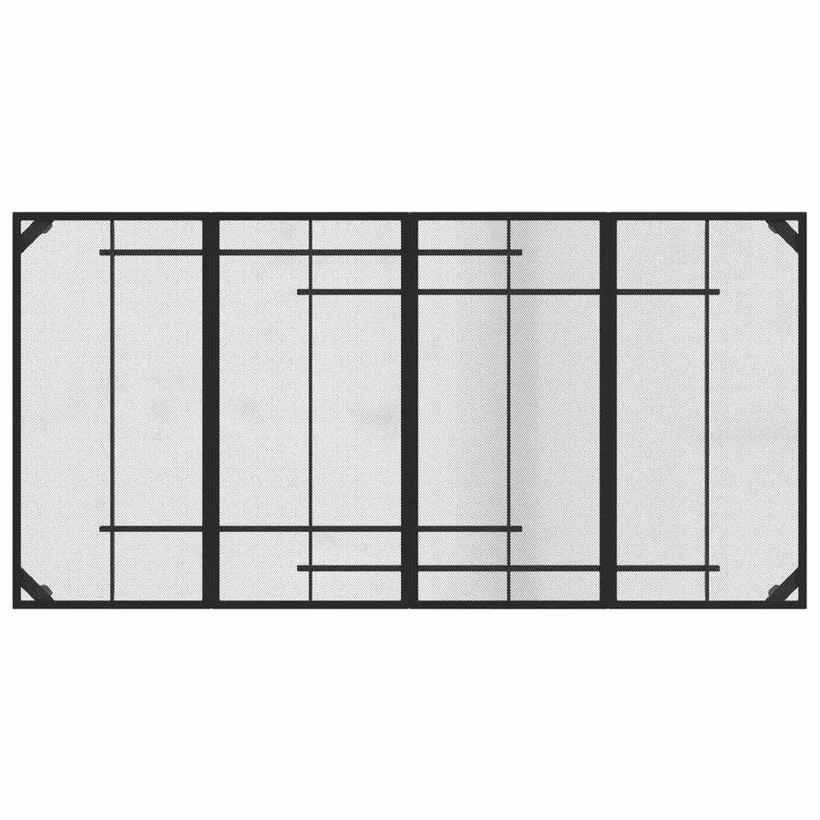 Ensemble de meubles d'extérieur 7 pcs Anthracite Fer et Acier - 6