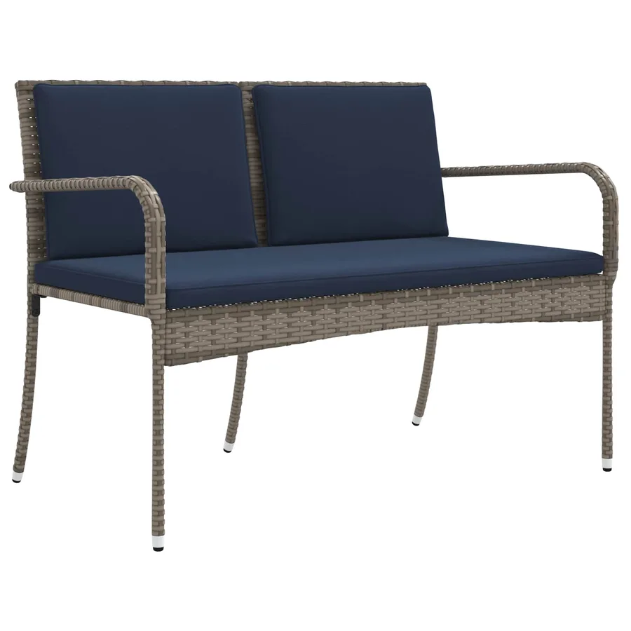 Ensemble de jardin avec coussin acier - 4