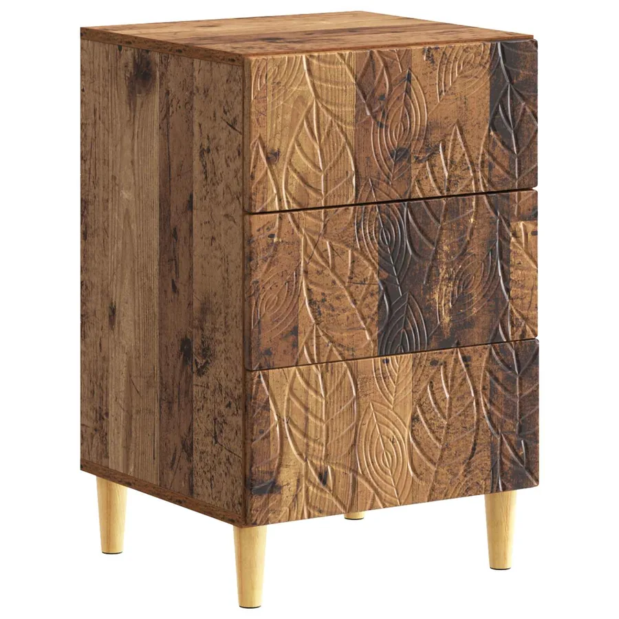 Table de chevet Bois ancien 43 x 39,5 x 66,5 cm - 2