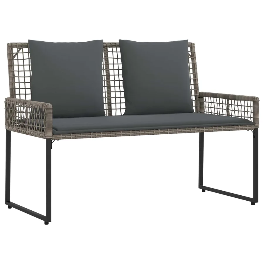Ensemble de meubles d'extérieur avec coussin acier - 4