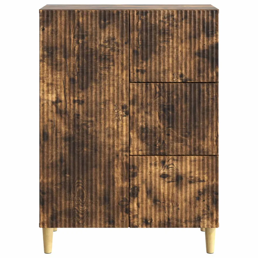 Buffet Chêne fumé 66 x 34,5 x 90 cm Bois d'ingénierie - 6