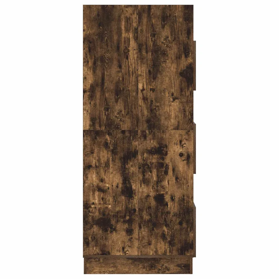 Armoire à Laver Chêne fumé 50 x 68 x 162 cm Bois d'ingénierie - 7
