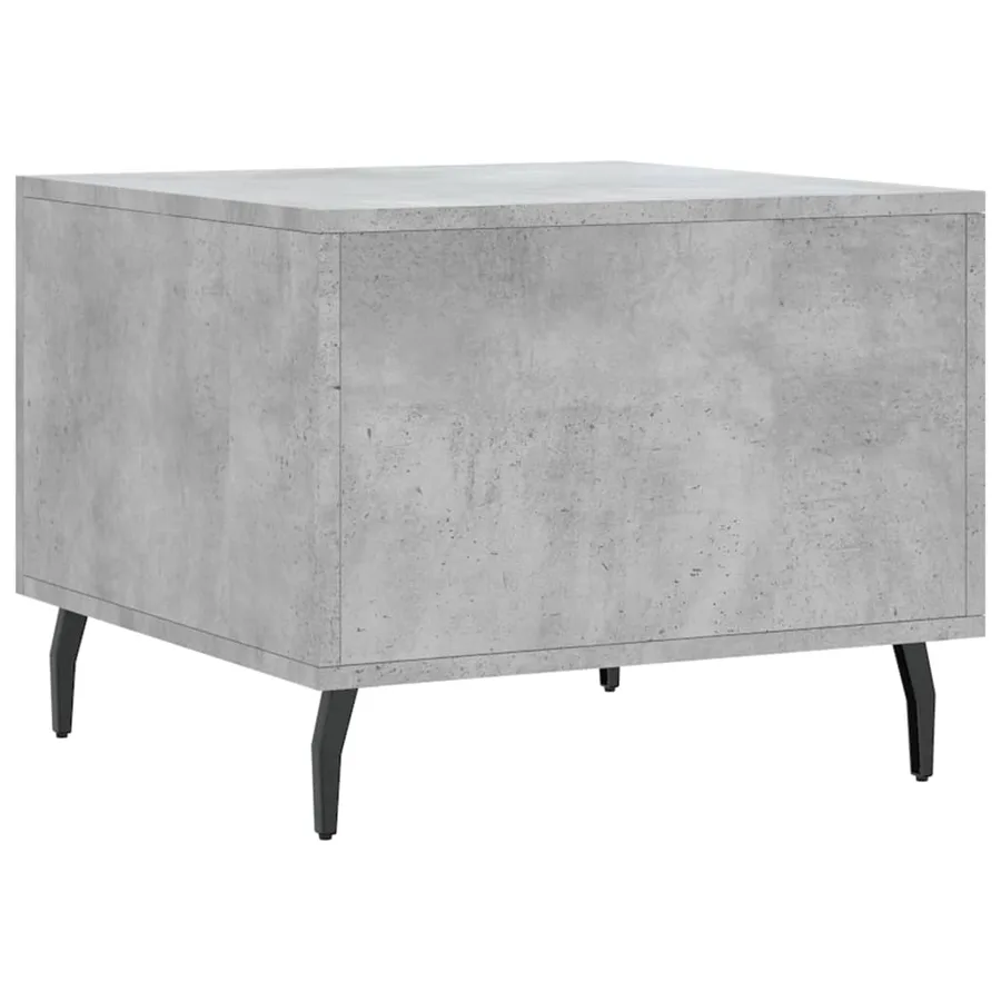 Tables basses 2 pcs gris béton 50x50x40 cm bois d'ingénierie - 9