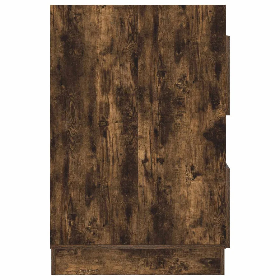 Armoire à Laver avec stockage Chêne fumé Bois d'ingénierie - 7