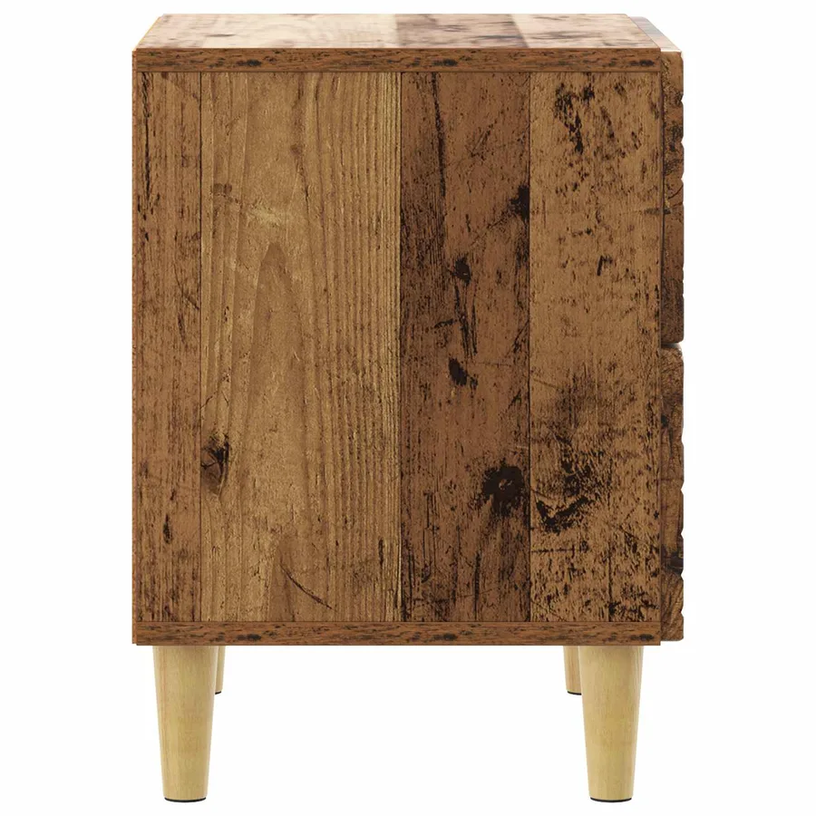 Table de chevet 2 pcs Bois ancien 43 x 34,5 x 48 cm - 7