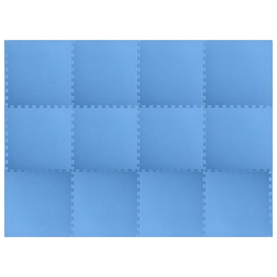 Tapis de sol de piscine 12 pcs Bleu 4,32 ㎡ Mousse EVA - 3