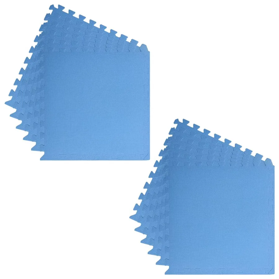 Tapis de sol de piscine 12 pcs Bleu 4,32 ㎡ Mousse EVA - 5