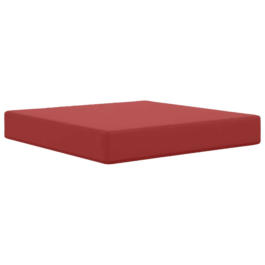 Coussin de canapé d'extérieur 3 pcs Bordeaux Polyester - 4