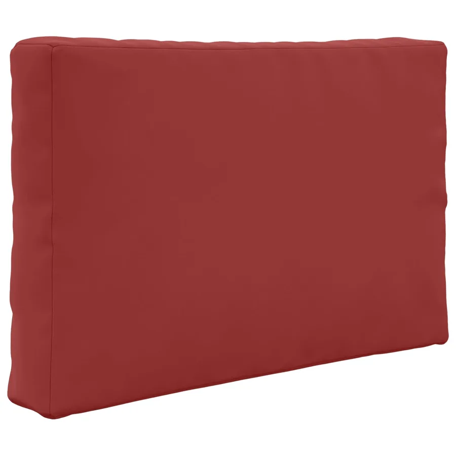 Coussin de canapé d'extérieur 3 pcs Bordeaux Polyester - 5