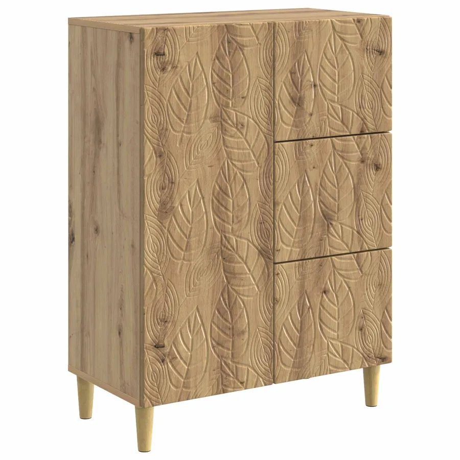 Buffet Chêne artisanal 66 x 34,5 x 90 cm Bois d'ingénierie - 2