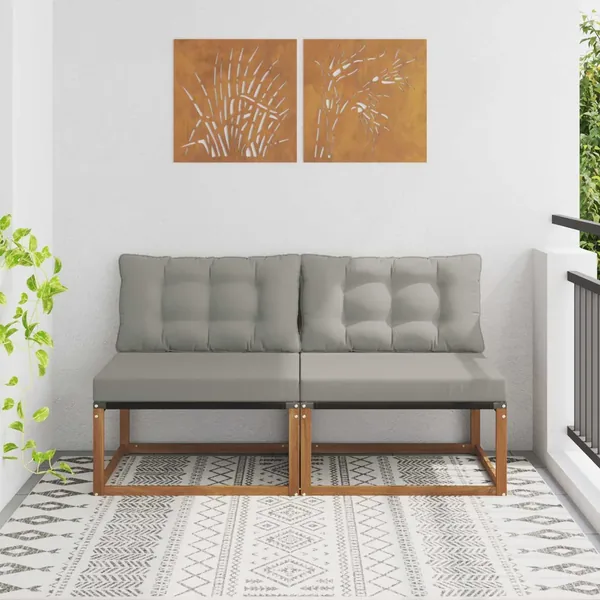 2 Pièce Sofa de milieu extérieur