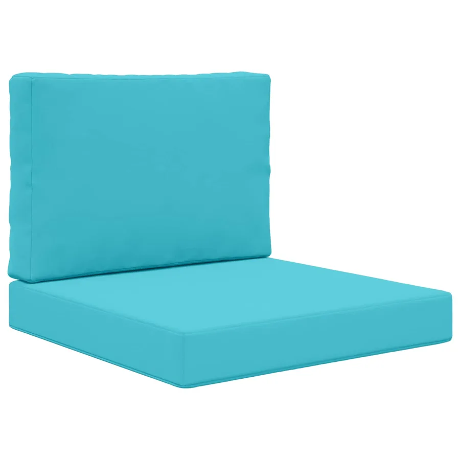 Coussin de canapé d'extérieur 2 pcs Turquoise Polyester - 2