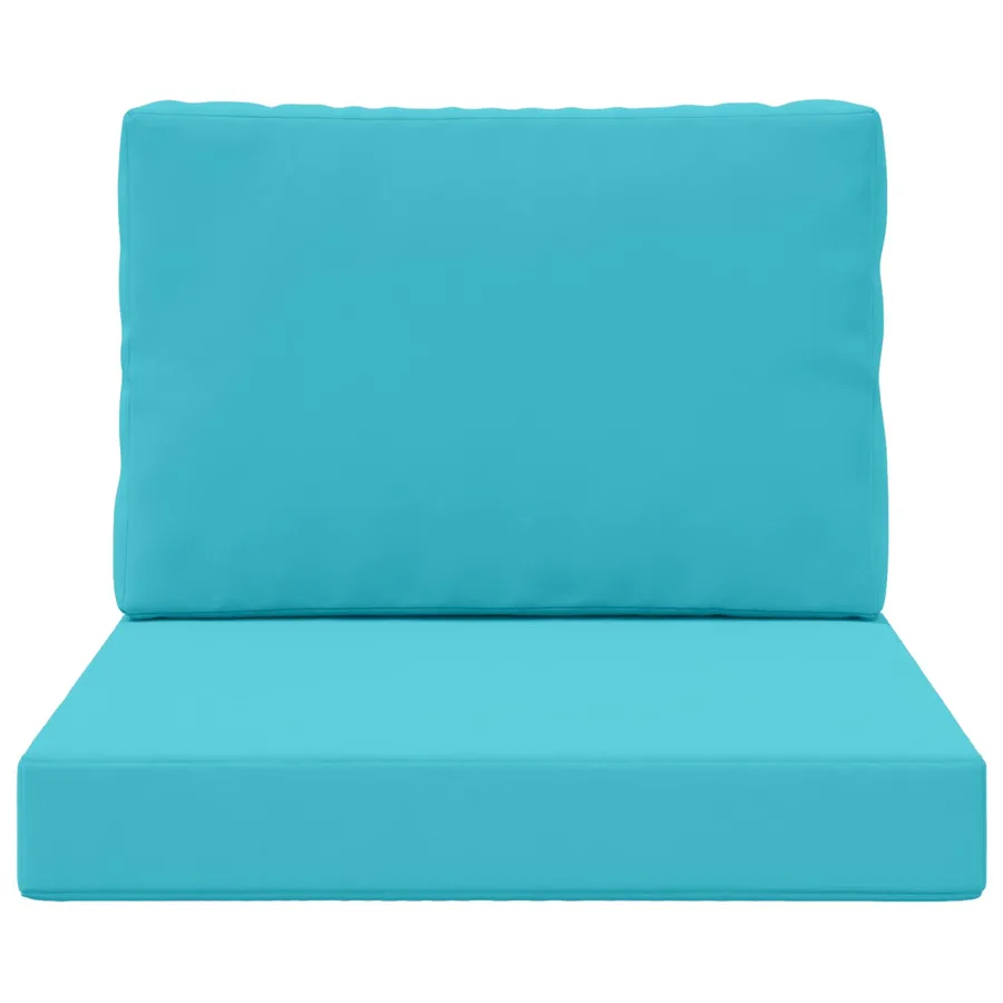 Coussin de canapé d'extérieur 2 pcs Turquoise Polyester - 6
