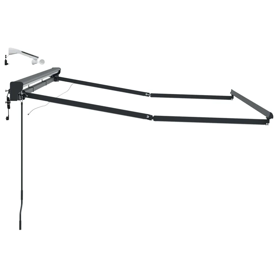 Cadre de store électrique avec LED Anthracite 3,5 x 2 m - 6