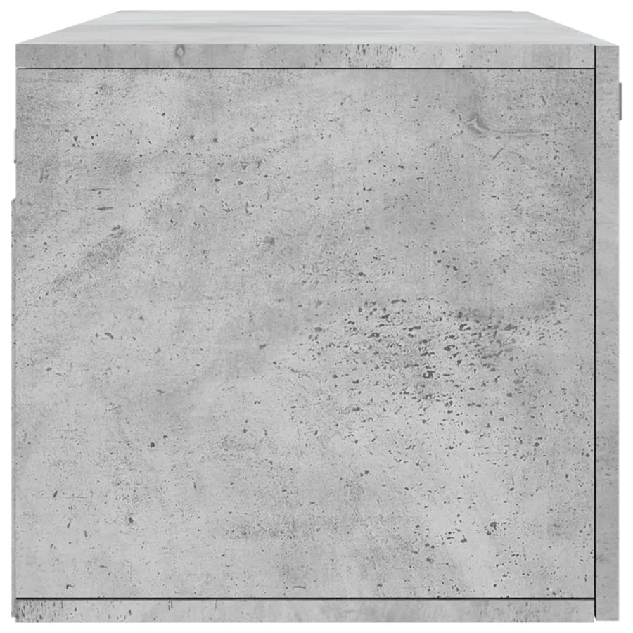 Armoire murale gris béton 100x36,5x35 cm bois d'ingénierie - 6