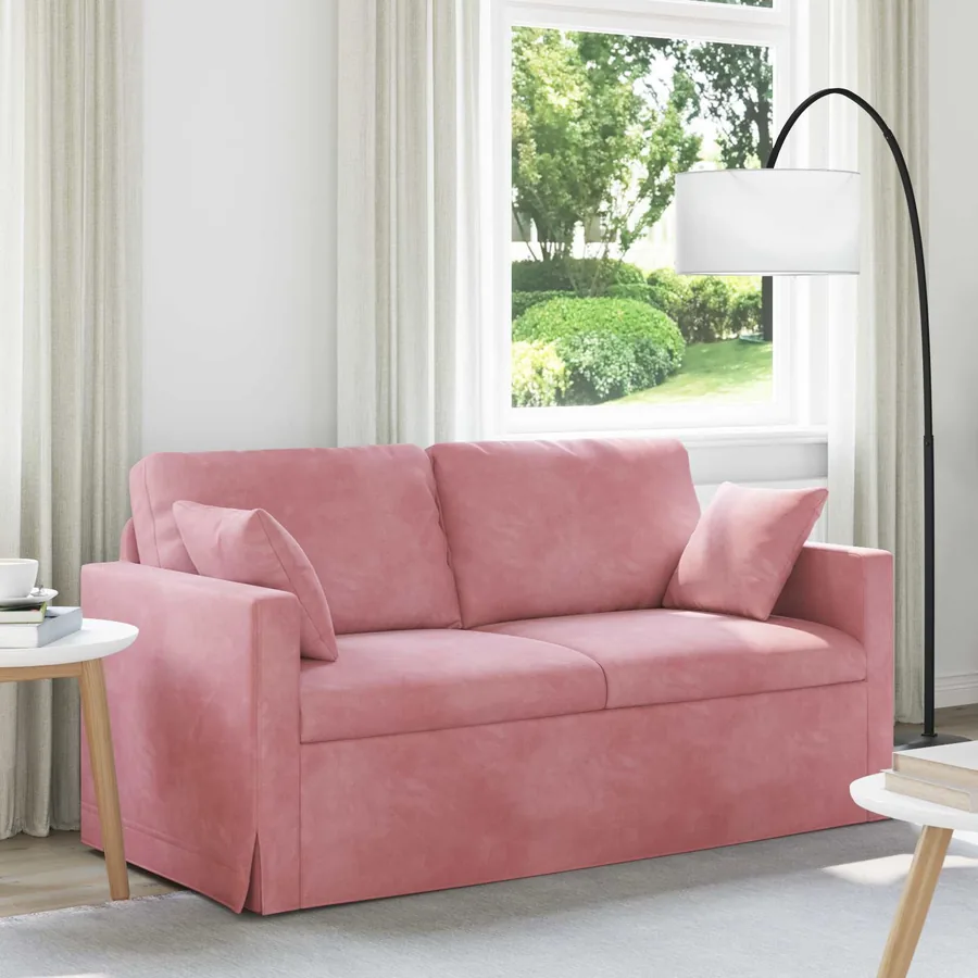 Canapé Rose 158 x 78 x 80 cm Velours