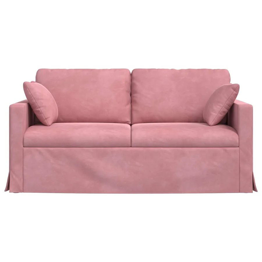 Canapé Rose 158 x 78 x 80 cm Velours - 4